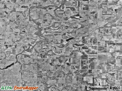 Cannon City township, Minnesota satellite photo by USGS