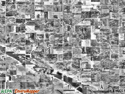 Johnsonville township, Minnesota satellite photo by USGS