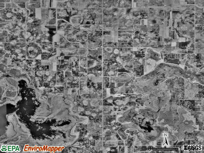 Granby township, Minnesota satellite photo by USGS