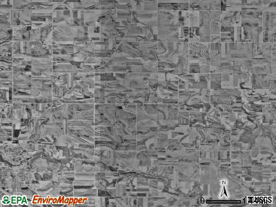 Zumbrota township, Minnesota satellite photo by USGS