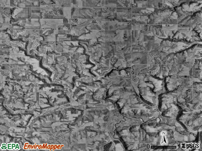 West Albany township, Minnesota satellite photo by USGS
