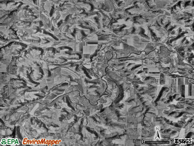 Glasgow township, Minnesota satellite photo by USGS