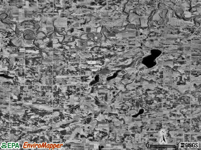 Sigel township, Minnesota satellite photo by USGS