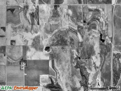 Lake Benton township, Minnesota satellite photo by USGS