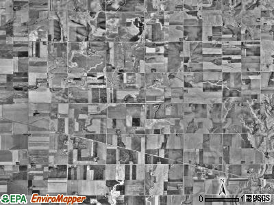 Verdi township, Minnesota satellite photo by USGS