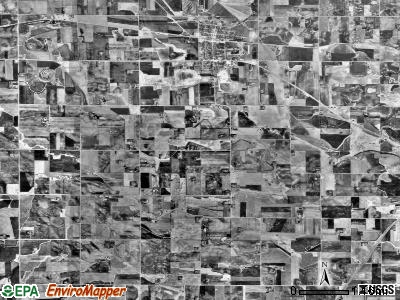 Hope township, Minnesota satellite photo by USGS