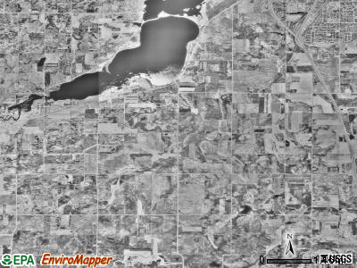 Warsaw township, Minnesota satellite photo by USGS