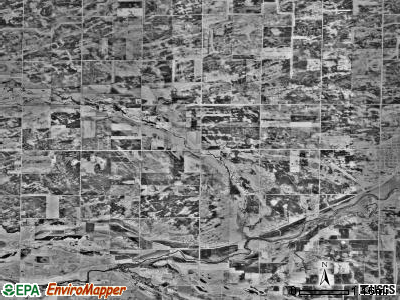 North Star township, Minnesota satellite photo by USGS