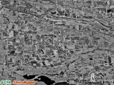 Judson township, Minnesota satellite photo by USGS