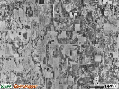 Medford township, Minnesota satellite photo by USGS