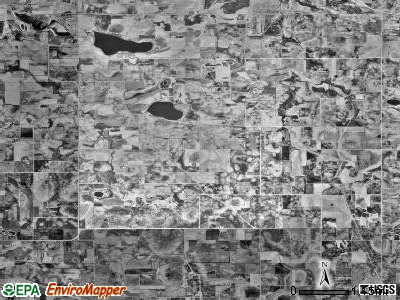 Iosco township, Minnesota satellite photo by USGS
