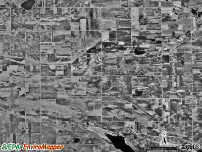 Mulligan township, Minnesota satellite photo by USGS