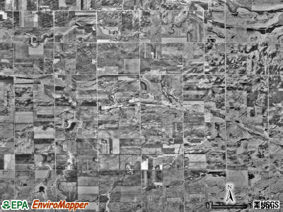 Germantown township, Minnesota satellite photo by USGS