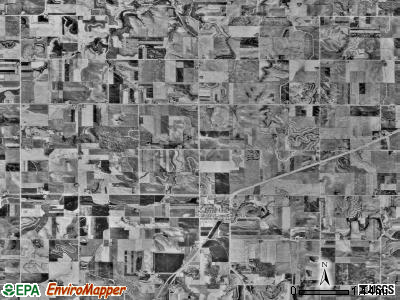 Elgin township, Minnesota satellite photo by USGS