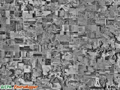 Plainview township, Minnesota satellite photo by USGS