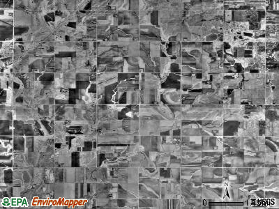 Rock township, Minnesota satellite photo by USGS
