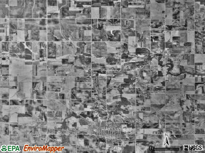 Wasioja township, Minnesota satellite photo by USGS