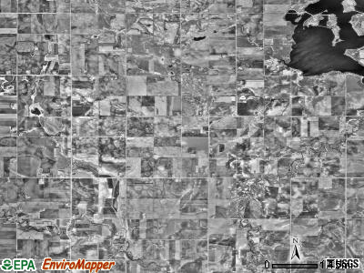 Mason township, Minnesota satellite photo by USGS