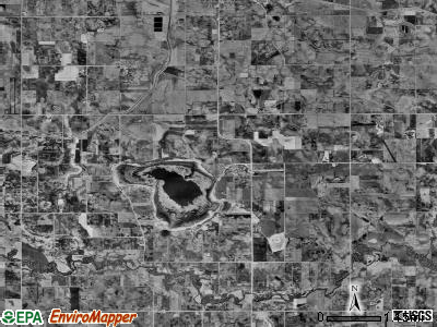 Alton township, Minnesota satellite photo by USGS