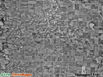 Decoria township, Minnesota satellite photo by USGS