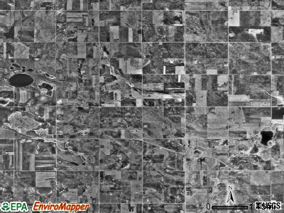 Dovray township, Minnesota satellite photo by USGS