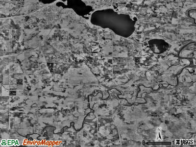 Garden City township, Minnesota satellite photo by USGS