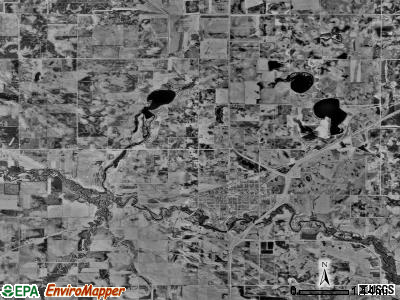 Madelia township, Minnesota satellite photo by USGS