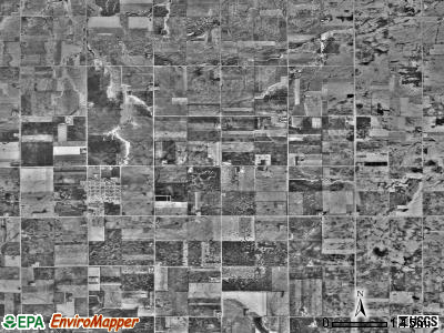 Amboy township, Minnesota satellite photo by USGS