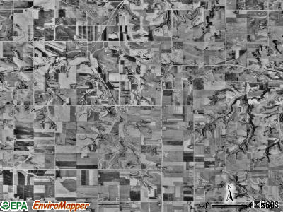 Viola township, Minnesota satellite photo by USGS