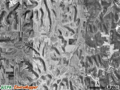 Hillsdale township, Minnesota satellite photo by USGS