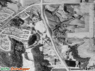 Haverhill township, Minnesota satellite photo by USGS