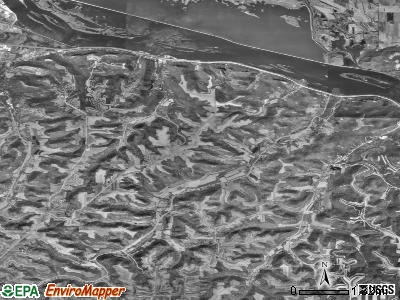 Homer township, Minnesota satellite photo by USGS