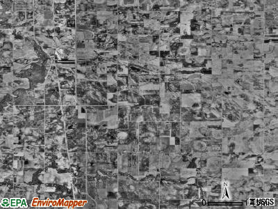 Otisco township, Minnesota satellite photo by USGS