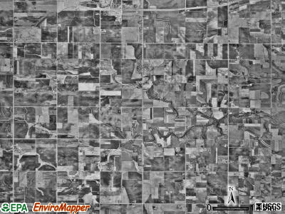Canisteo township, Minnesota satellite photo by USGS