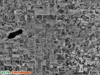 Wilton township, Minnesota satellite photo by USGS
