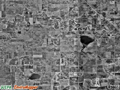 Medo township, Minnesota satellite photo by USGS