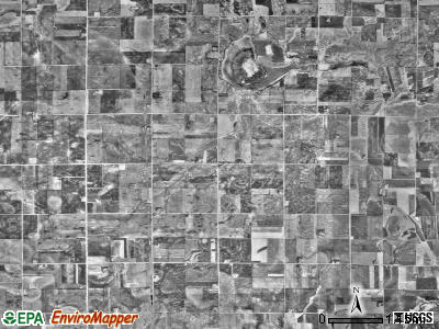 Amo township, Minnesota satellite photo by USGS