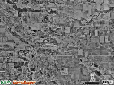 Ceresco township, Minnesota satellite photo by USGS