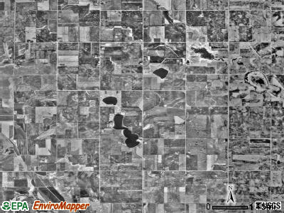Dale township, Minnesota satellite photo by USGS