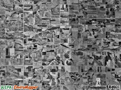 St. Charles township, Minnesota satellite photo by USGS