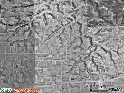 Warren township, Minnesota satellite photo by USGS