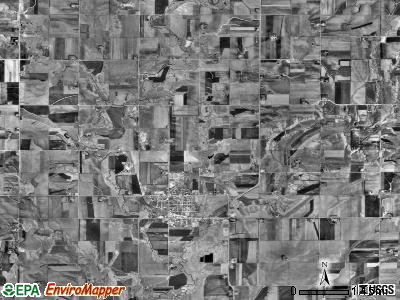 Osborne township, Minnesota satellite photo by USGS