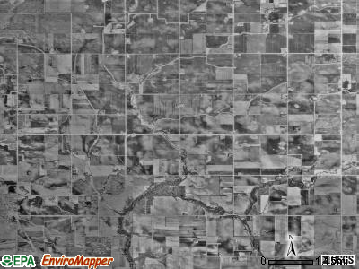 Westfield township, Minnesota satellite photo by USGS
