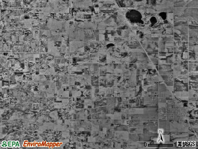 Blooming Prairie township, Minnesota satellite photo by USGS