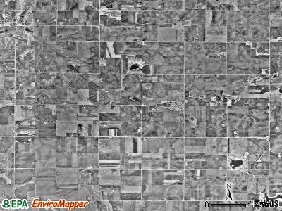 Fenton township, Minnesota satellite photo by USGS