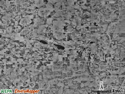 Berlin township, Minnesota satellite photo by USGS