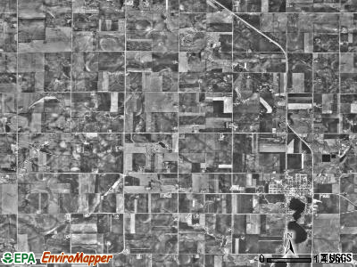 Bondin township, Minnesota satellite photo by USGS