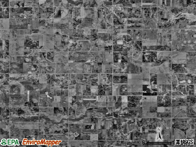 Vivian township, Minnesota satellite photo by USGS