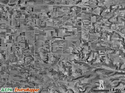 Fremont township, Minnesota satellite photo by USGS