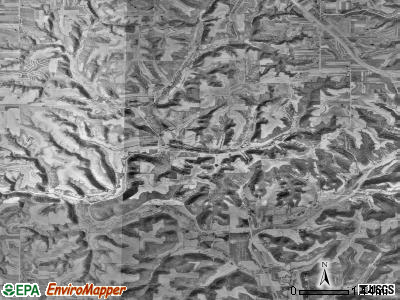 Wiscoy township, Minnesota satellite photo by USGS